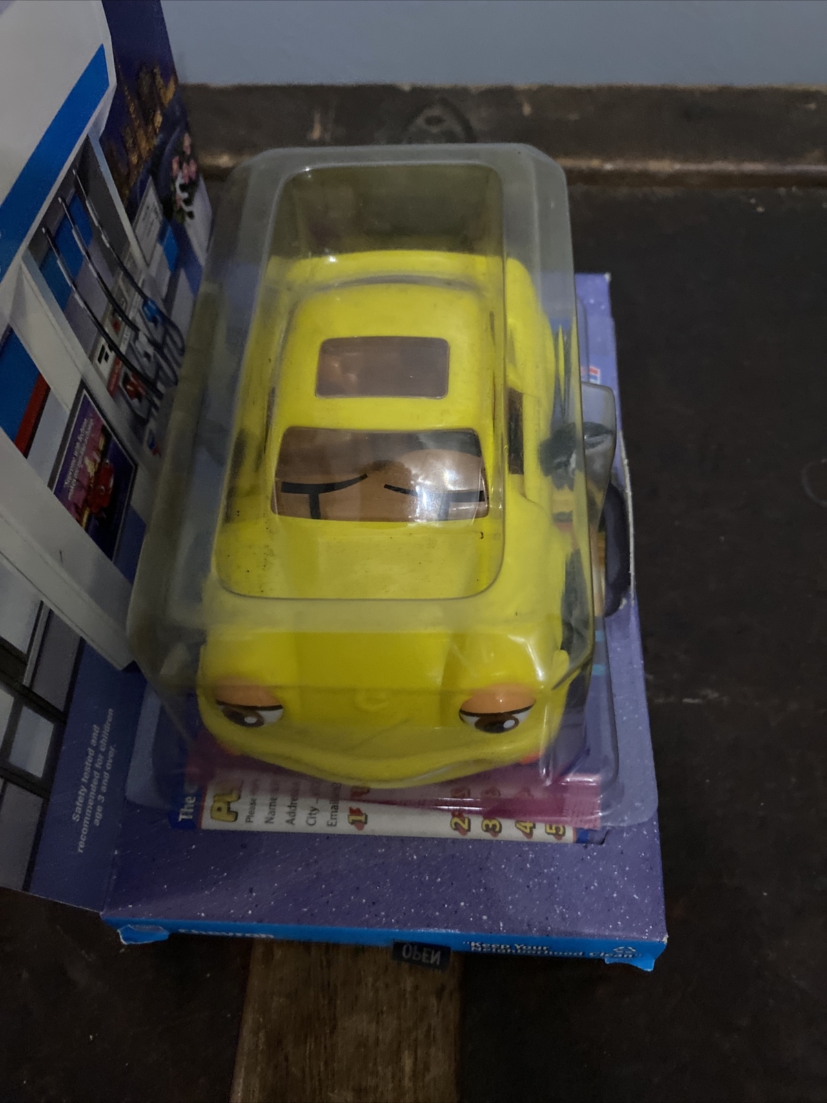 The Chevron Cars Tina Turbo Yellow Collectible Toy Car 1998 New NIP