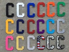 Mini Captain C Patch for Jersey Football Baseball Softball Hockey Lacrosse