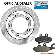 DISCO FRENO POSTERIORE PIAGGIO BEVERLY 300 2015 2016 2017 2018 2019  + PASTIGLIE