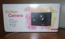 4k Action Camera Wifi, Loop Recording, Photo Timer, Time Lapse, and Waterproof 
