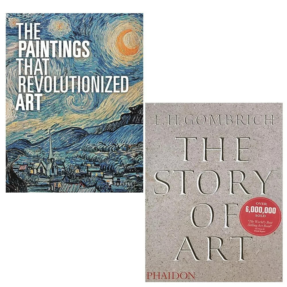 Paintings That Revolutionized Art, Story of Art  E. H. Gombrich 2 Books Set PB