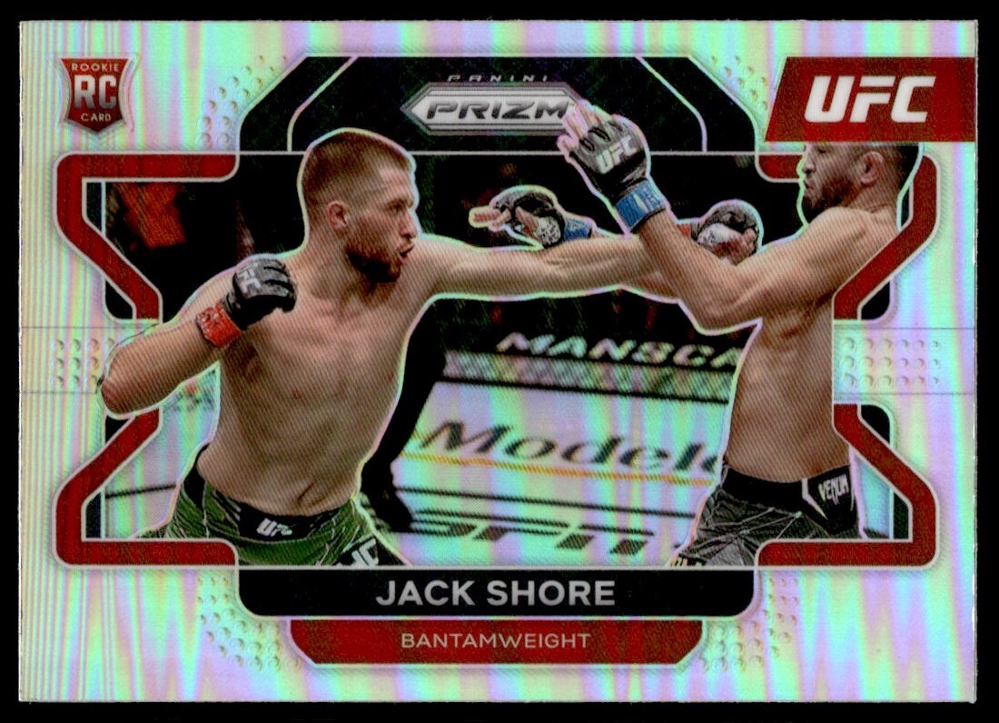 2022 Panini Prizm UFC Silver Jack Shore Rookie G63 #33
