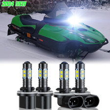 For Arctic Cat Crossfire 700 2006 LED Headlight Kit 4x 893 894 Combo White Bulbs