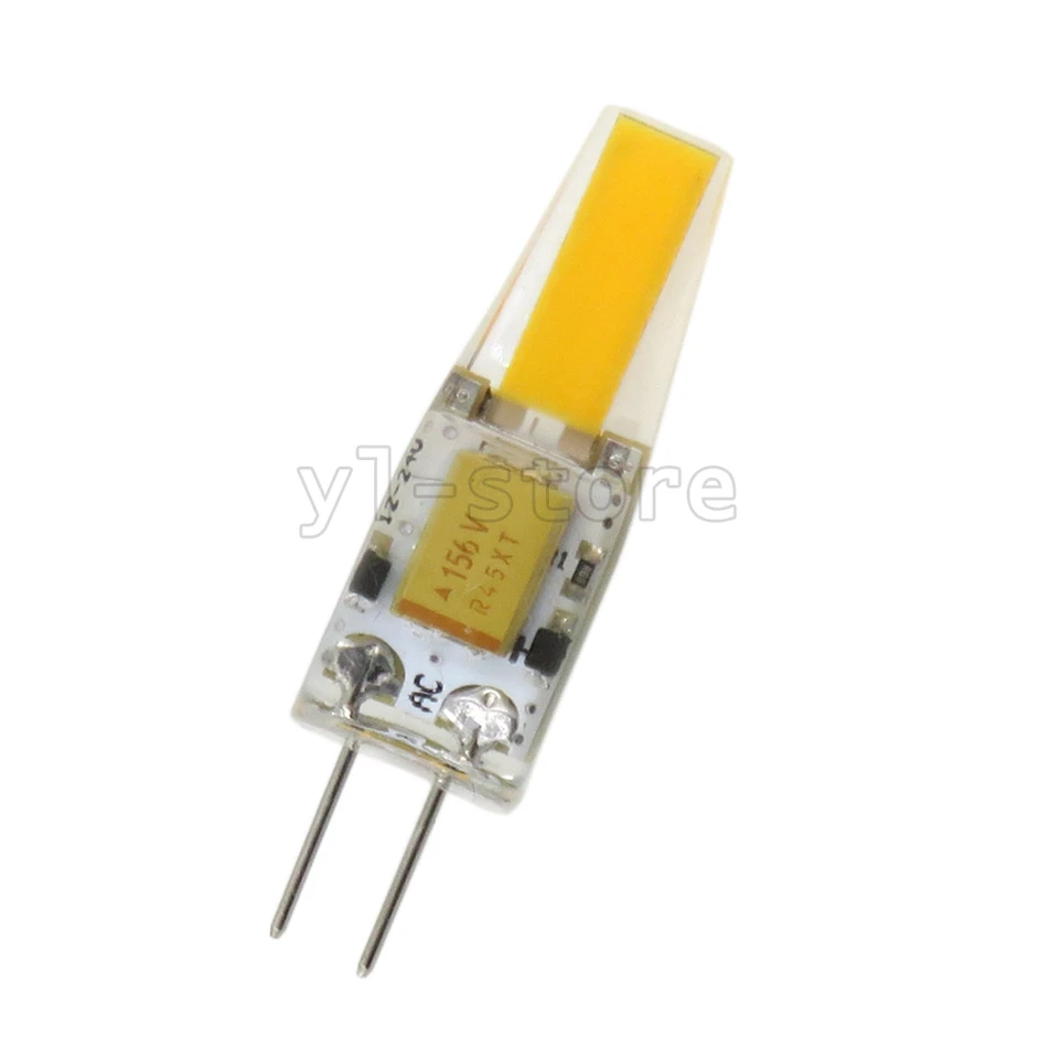 10X G4 Bi-Pin T3 1505 COB LED RV/Boat Light Bulb Silicone Lamp 12-24V Warm White - Image 3 of 4