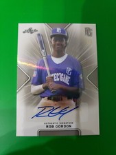 Rob Gordon 2020 Leaf Perfect Game AA Classic Silver GD Auto , 1/1 , Vanderbilt