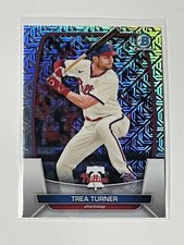 2023 Bowman Chrome Mega Box Mojo Refractor Trea Turner Phillies #10 