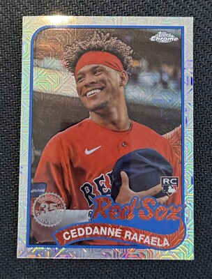 2024 Topps Series 1 1989 Chrome Silver Pack Mojo Ceddanne Rafaela RC # ...