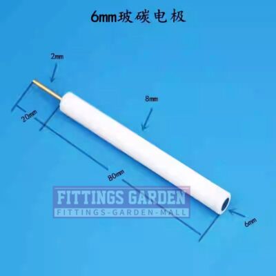 1PC NEW Glassy Carbon Electrode Glassy Carbon Working Electrode 6MM