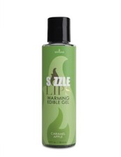 Sizzle Lips Warming Edible Massage Gel Caramel Apple 4.2oz