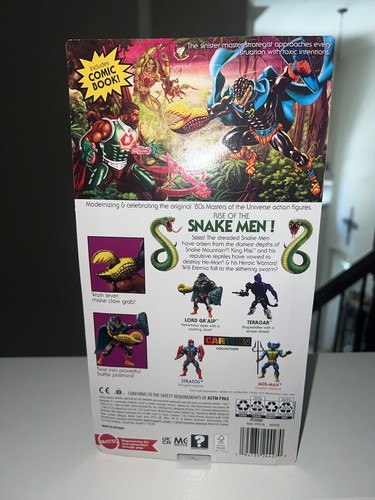 Figura Lord Gr'asp Snake Men Masters of the Universe Origins MOTU Agarre - Imagen 2 de 2