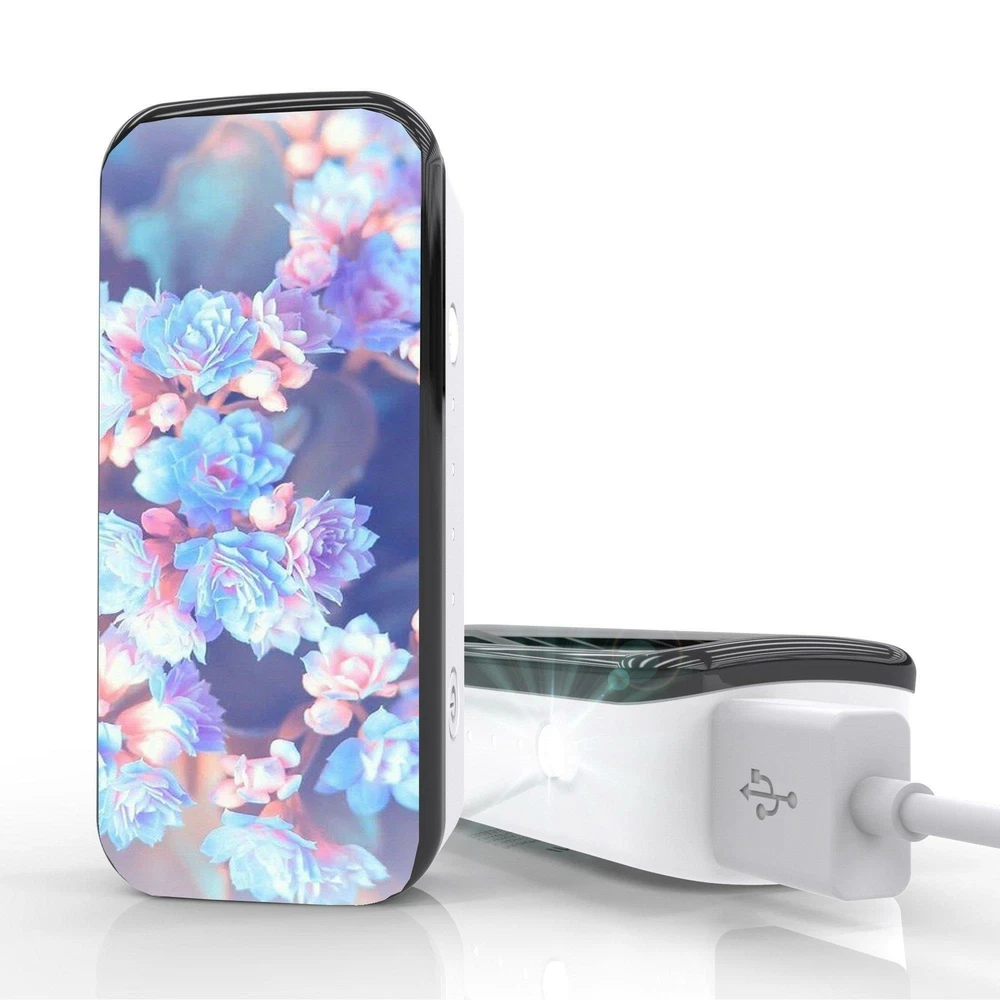 Power Bank 2200 mAh External Battery,Flash Light Black