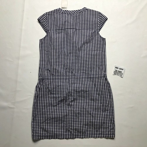 J. Crew Women Blue Gingham Check Olivia Shift Mini Shirt Dress Pockets Size 4🔥 - Picture 7 of 8