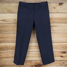 Edwards Dress Pants Womens Size 16 Dark Blue Tuff-Tested Workwear Pockets NEW