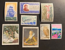 France Commemorative Stamps 8 Values MNH/** MNH
