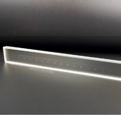 glass linear scale Standard calibration line ruler Optical instrument ...