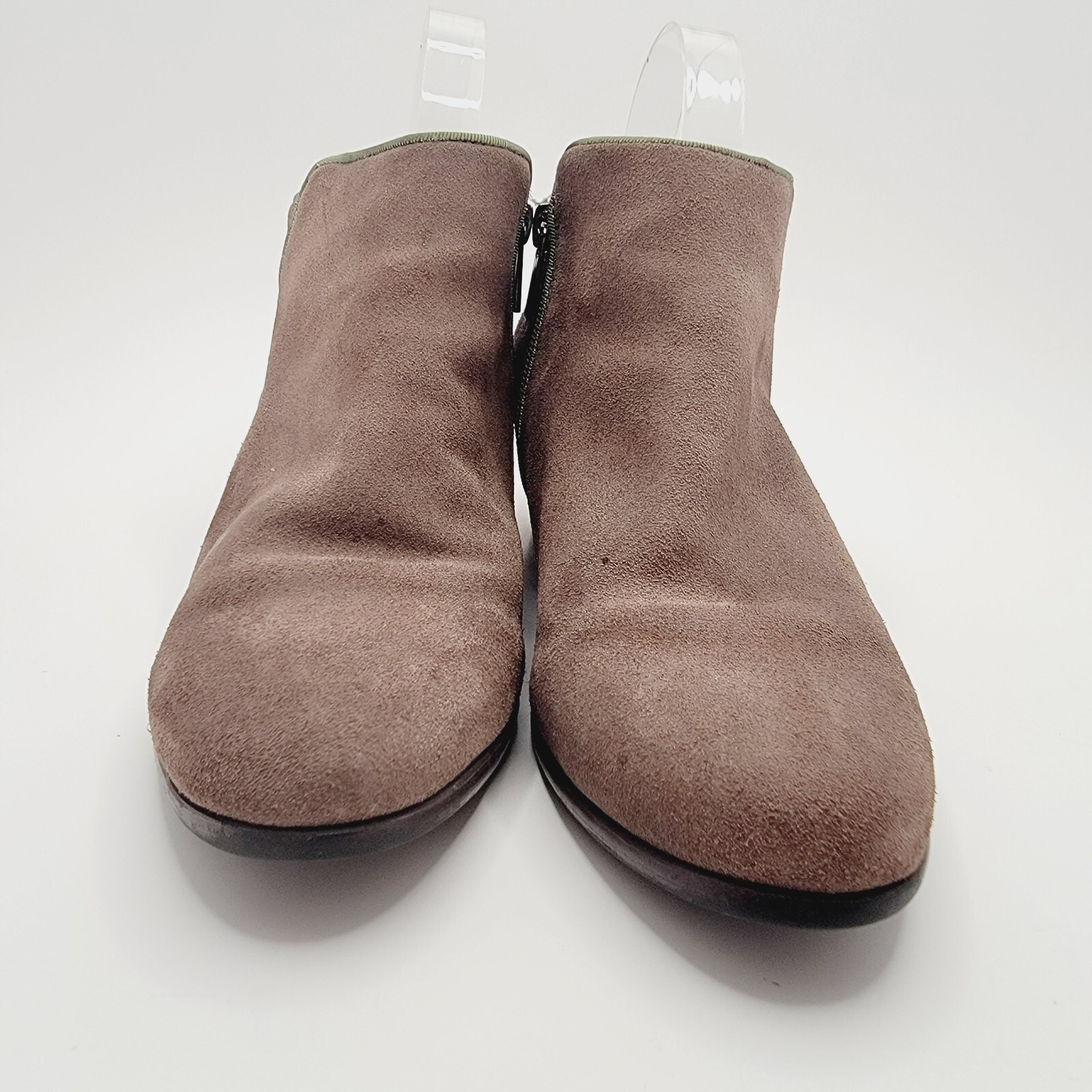 Crown Vintage Tabitha Brown Suede Ankle Booties 7.5M Gem