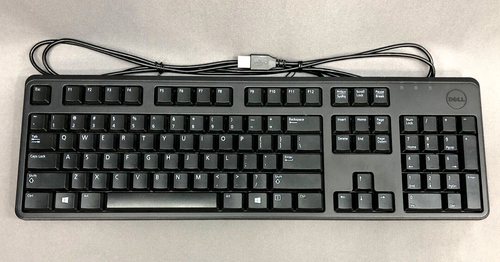 Dell Wired USB Keyboard - New-Unused - Black KB212B N.O.B. KB-212B KB212-B KB212 - Picture 3 of 8