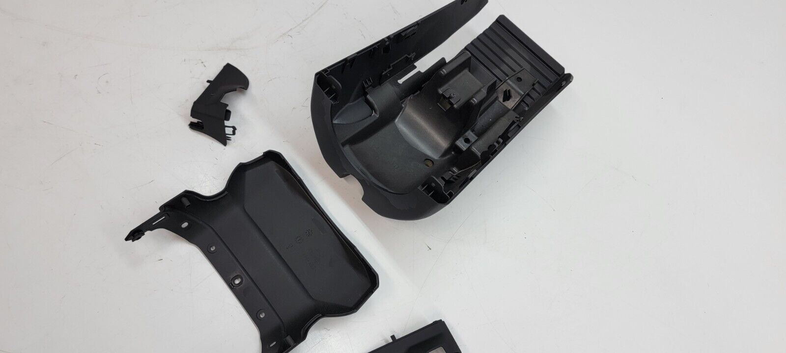 LAMBORGHINI HURACAN LP580 INTERIOR STEERING COLUMN COVER PLASTIC PANELS OEM SET 
