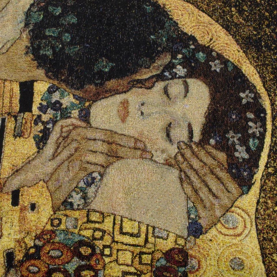 Tapestry Wall Hanging Gustav Klimt The Kiss - Image 2 of 4