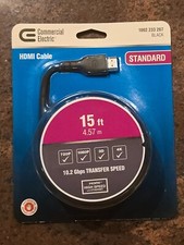Commercial Electric 15 ft. Standard HDMI Cable - New