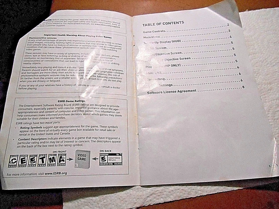 CALL OF DUTY BLACK OPS XBOX 360 INSTRUCTION MANUAL OR BOOKLET ONLY - Image 4 of 4