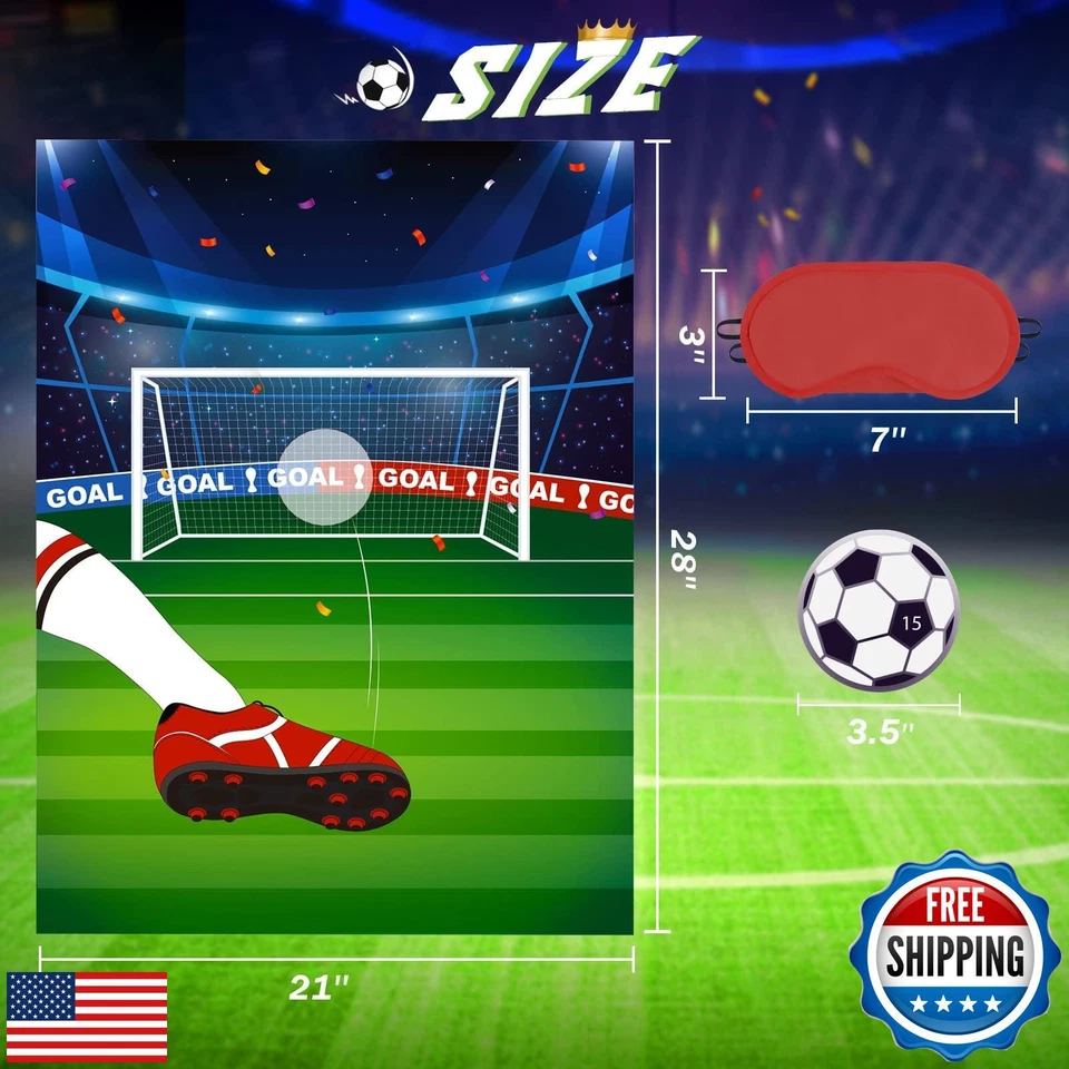 WERNNSAI Pin El Fútbol en la Portería - Juegos de Fiesta de Fútbol para Niños Deportes Ellos Foto 4 de 4