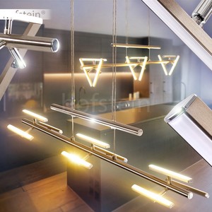 Design Hänge Lampen LED Pendel Beleuchtung verstellbar Wohn Schlaf Ess