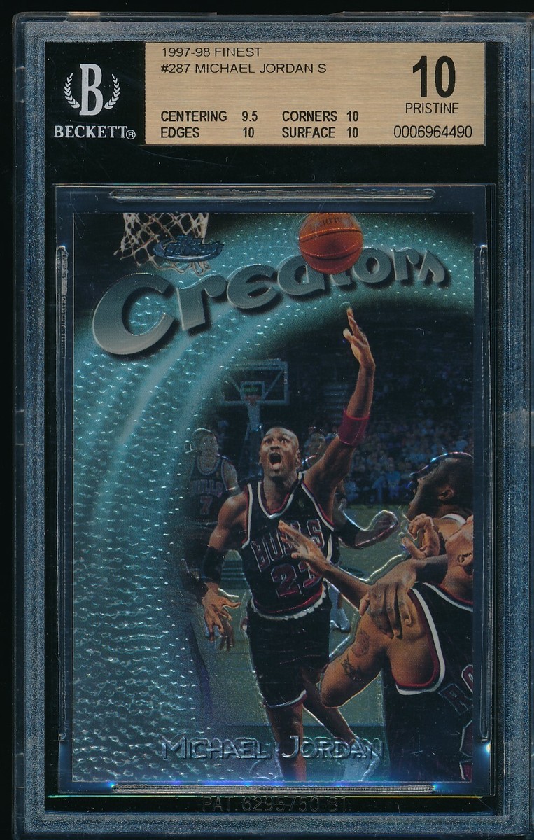 その他 1997-98 Topps Finest JORDAN Creators 🔥 1997-98 Topps Finest Michael Jordan #271 SHOWSTOPPERS PSA