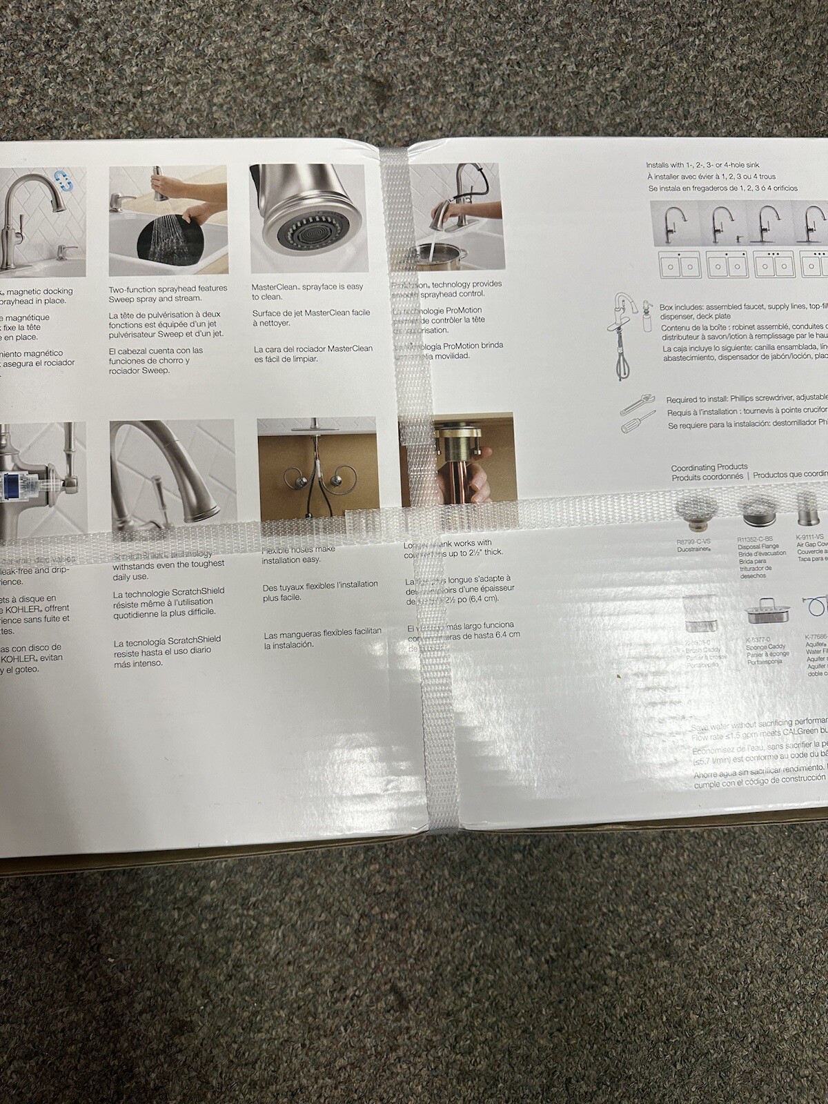 Kohler Cardale Vibrant Stainless Pulldown Kitchen Faucet (R72247SDVS