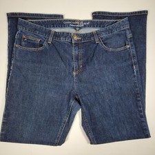 TOMMY HILFIGER CLASSIC HOPE BOOT CUT JEANS SIZE 16 R DARK WASH EUC