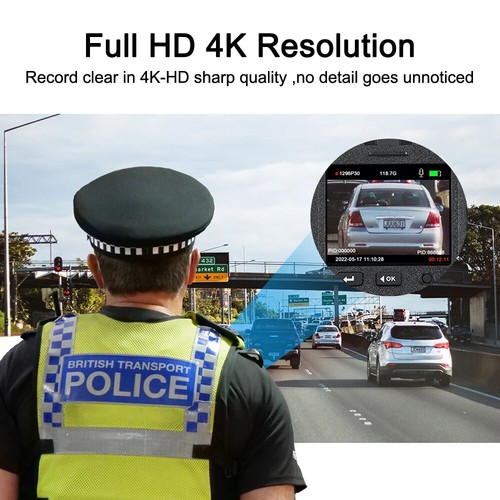 Support 128GB Police Body Worn Camera Security 4K 2K Night Vision Audio Recorder - Picture 15 of 24