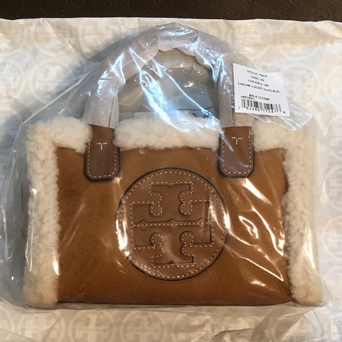 ella small shearling tote