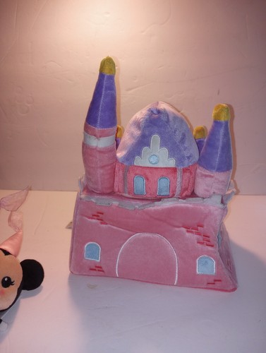 Disney Parks Itty Bitty’s Pink & Purple Plush Castle with Princess Daisy +Minnie - 第 6/8 張圖片