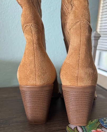 Isnom Stiefel Damen weiches camelfarbenes Leder Größe 9,5 - Bild 3 von 7