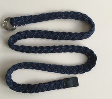 Stussy Braided Double Ring Navy Belt O/S