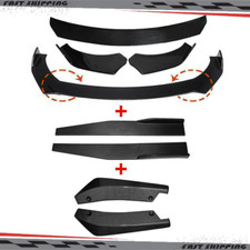 Front Bumper Lip Spoiler Splitter Bodyside Skirtrear Fits For Hyundai Elantra
