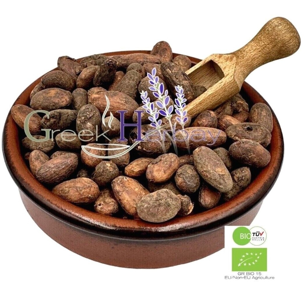 100% Organic Raw Criollo Whole Cacao Beans 20g-4.9kg Theobroma cacao