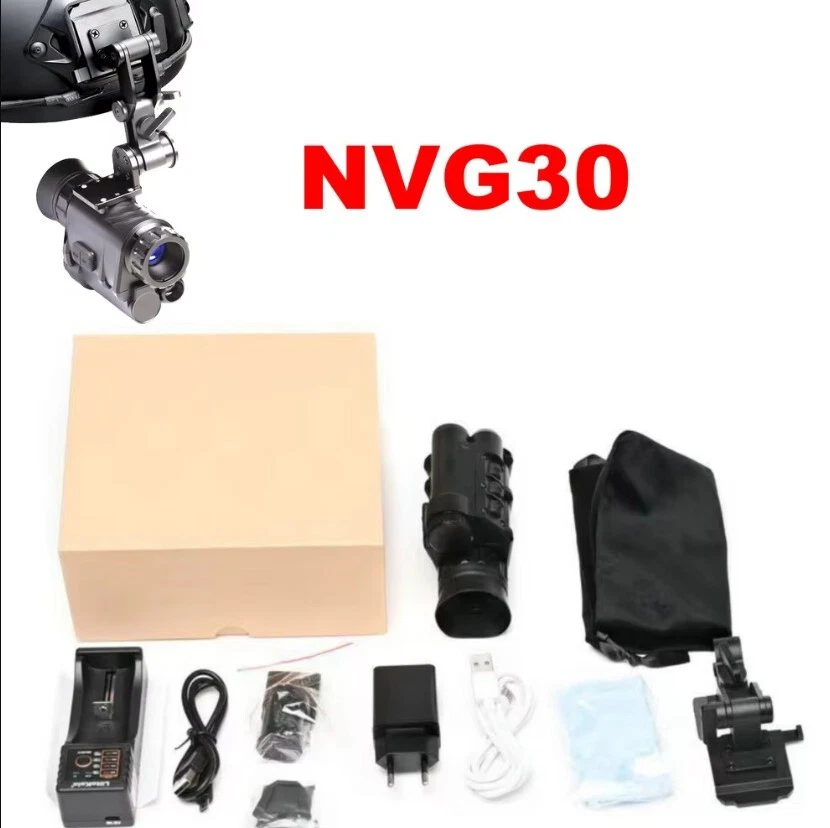 NVG30 Infrared 1920x1080p Night Vision Goggles Monocular WiFi Hunting NVG10 - Image 2 of 4