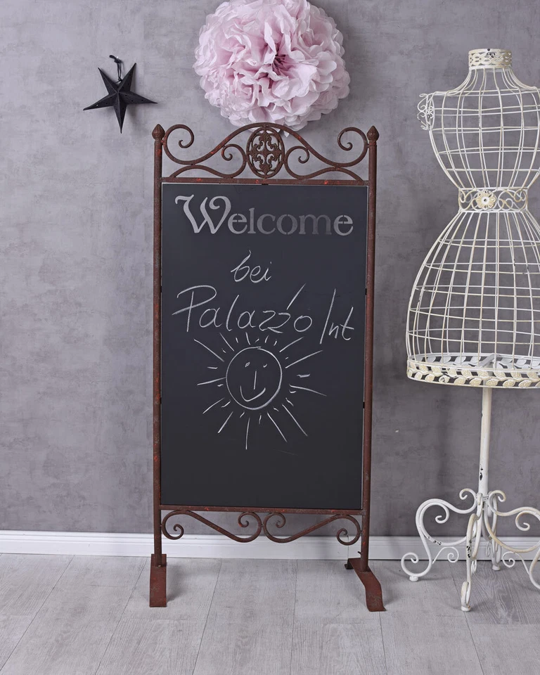 Kreidetafel Aufsteller Vintage Werbetafel Memotafel Schreibtafel Welcome Tafel - Bild 3 von 3