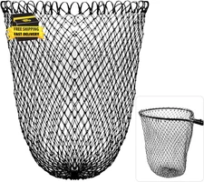 Fishing Net Fish Landing Net Foldable Fishing Replacement Net for Freshwater Sal