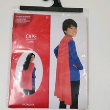 Costume Cape - Fits Adults and Kids one size Halloween, Parties, Cosplay Red