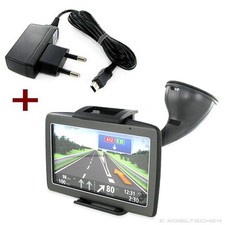 KFZ NAVI HALTERUNG + NETZTEIL passt für NAVMAN F20 F25 F30 F35 F50 N20 N40 N40i 