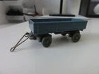 Wiking HO 400/13 2 Axle. Truck Trailer Matt Grey Blue/Basalt Grey, Tow Hook Glued