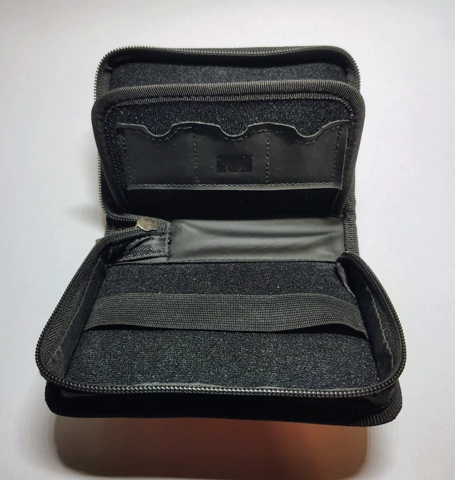 Estuche de Transporte Nintendo DS - Rojo Negro Cremallera Bolsa de Viaje - Auténtico Foto 2 de 3