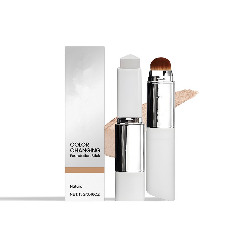 Blanc Cover Cream Stick V Blanco - Base en barra coreana que cambia de color con br
