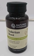 Nature's Sunshine Valerian Root 100 Veg Caps Herbal Supplement Exp 6/29 Sealed