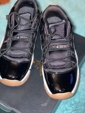 Nike Air Jordan 11 Retro Low GG 'Bleached Coral' Black GS Size 7Y 580521-013