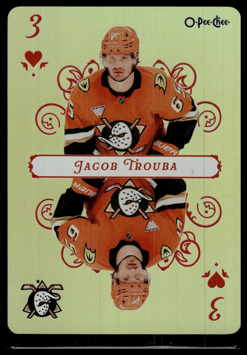 2025-26 O-Pee-Chee #3 Jacob Trouba Playing Cards