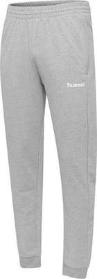 hummel Go Kids Pant Baumwolle Hose Jogginghose Grau GREY MELANGE