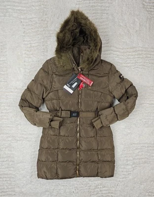 CANADIAN PEAK – Doudoune Femme Taupe Premium à Capuche – Taille S - Photo 1/4